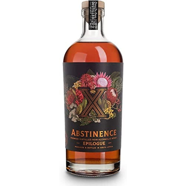 Abstinence Spirits Epilogue X | Award winning Non-Alcoholic Spirit | Calorie-free, Sugar-free | 750ml