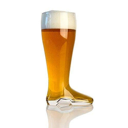 Advanced Mixology - Das Boot - 2 Liter Large Beer Boot Oktoberfest Drinking Mug - Holds Over 5 Beers