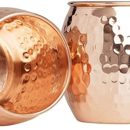 Barrel Style Moscow Mule Copper Mug with Brass Handle - Bulk Purchase - as low as USD $5.75 per mug