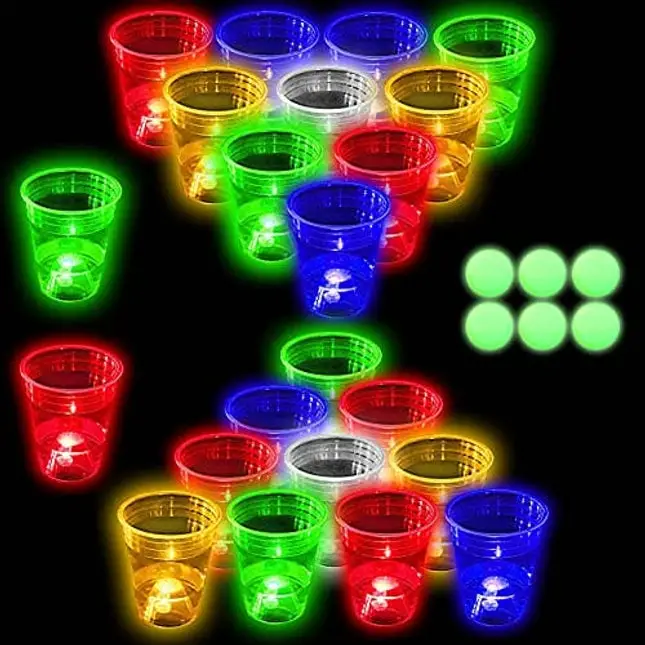 Gobig Giant 110 Oz Red Party Cup 24 Pack With 4 Xl Pong Balls - 24 Giant  Cups For Beer Pong, Flip Cup Or Novelty Use : Target