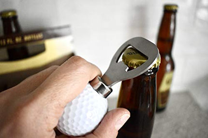 Golf Ball Bottle Opener, Golfer Beer Gift Novelty Item for The Golf Lover and Beer Enthusiast