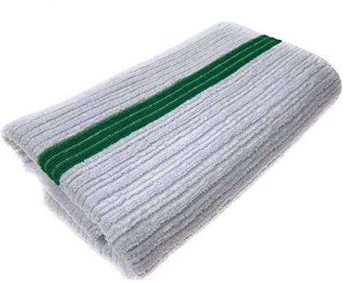 AuthenticSeller Blue Stripe Bar Towels, 15 Pack, 32 Oz/Dz, 16x19 Inch,  Restaurant Kitchen Towels, Reusable Cleaning Towels, Cotton Bar Mop Terry