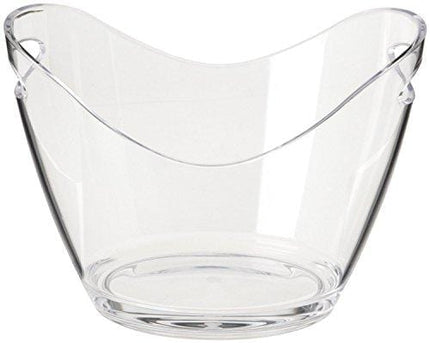 Agog - Ice Bucket Clear Acrylic 3.5 Liter Good for up to 2 Wine or Champagne Bottles Ice Bucket (1)