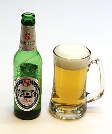 Malt Beverage Beck's German Non Alcoholic Beer 1 Pack of 6 Glass Bottles 12 fl.oz/354ml بكس بيرة بدون كحول