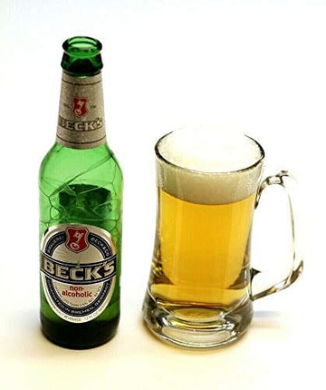 Malt Beverage Beck's German Non Alcoholic Beer 2 Packs of 6 Glass Bottles 12 fl.oz/354ml