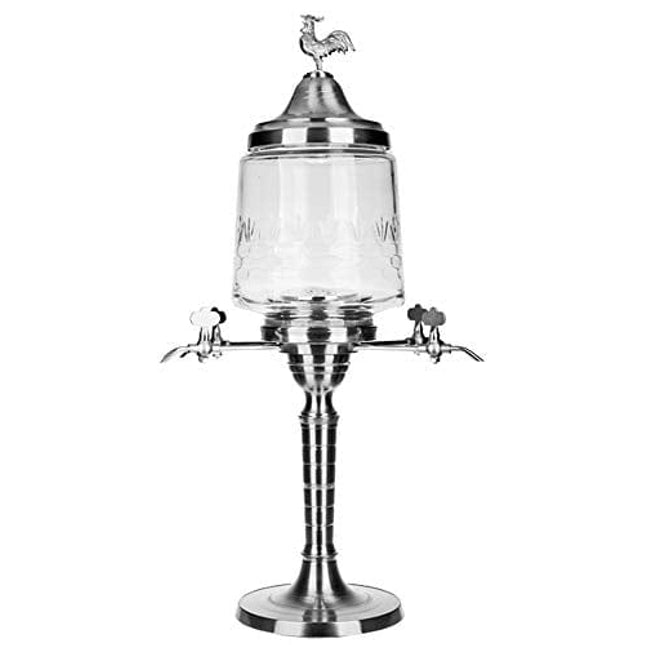 Premium Quality Absinthe Fountain AAA | 4 Spouts | Made of Metal | Antique Design | Authentic Reproduction