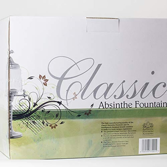 Premium Quality Absinthe Fountain AAA | 4 Spouts | Made of Metal | Antique Design | Authentic Reproduction