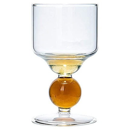 ALANDIA Absinthe Bubble Glass with Reservoir | Perfect Glass for the Absinthe Ritual | Handmade
