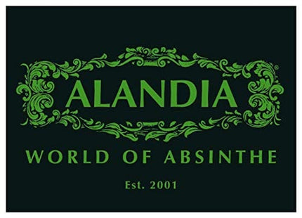 ALANDIA Absinthe Bubble Glass with Reservoir | Perfect Glass for the Absinthe Ritual | Handmade