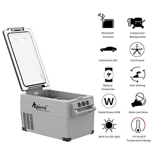 Alpicool CF35 Portable Refrigerator 12 Volt Car Freezer 37 Quart