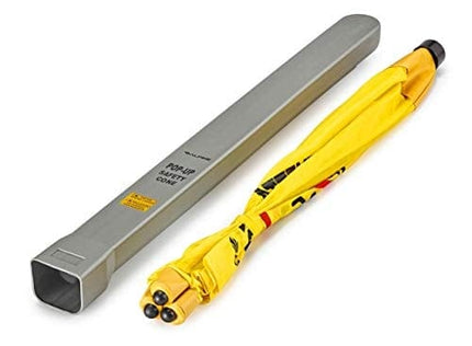 Alpine Industries Pop-Up Wet Floor Sign - Portable Three Sided Caution Cone - Slip & Fall Accident Prevention - for Commercial & Office Use (30 inches)