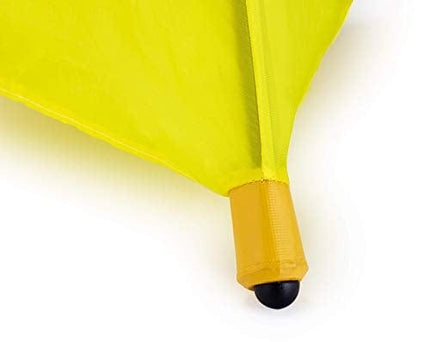 Alpine Industries Pop-Up Wet Floor Sign - Portable Three Sided Caution Cone - Slip & Fall Accident Prevention - for Commercial & Office Use (30 inches)