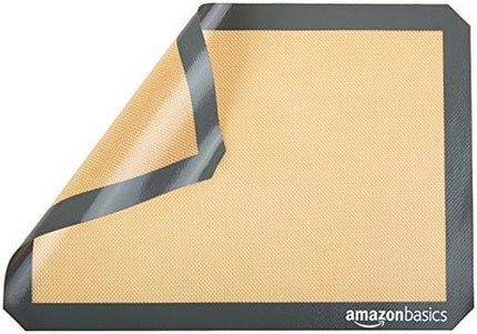Amazon Basics Silicone, Non-Stick, Food Safe Baking Mat - Pack of 2