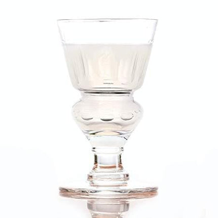 Original Absinthe Glass: Set of 2 - Vintage Reservoir Pontarlier Style Cordial Cocktail Glasses