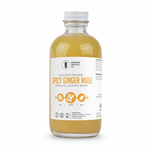 Mixologist Designed Premium Cocktail Mixer (Spicy Ginger Mule, 4 fl oz)