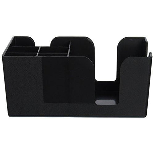 American Metalcraft BAR6 Plastic Bar Organizer with 6 Compartments, 9.5" L x 5.75" W, Black