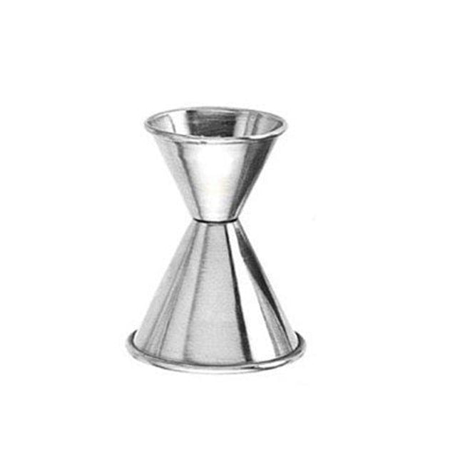 American Metalcraft J214 Bar Jigger, Stainless Steel, 1/2oz. x 1-1/4oz. Capacity