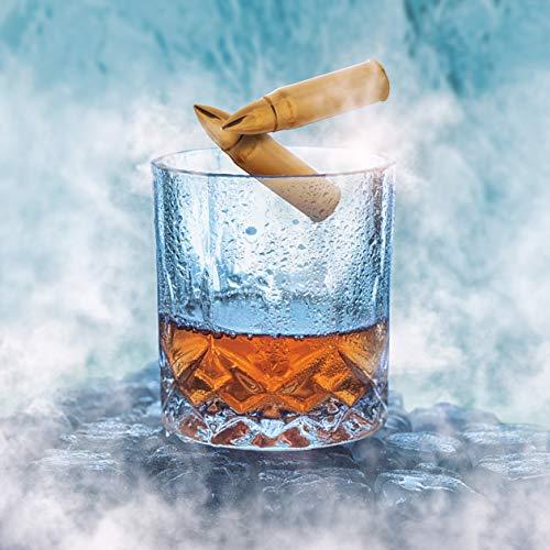 Whiskey Stones Bullets with Base - Gold XL Whiskey Ice Cubes Reusable –  Advanced Mixology