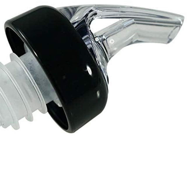AmeriPour - Measured Pourer - Liquor Bottle Pourers - Collared - (3pk) Made 100% In The USA. Bar Spouts That Don't Leak - No Cracks, Just A Perfect Cocktail Pour Everytime. Great for Wine Too! (1.5oz)