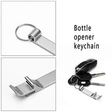 Anbers Keychain Bottle Opener, 10 Packs Mini Pocket Beer Opener