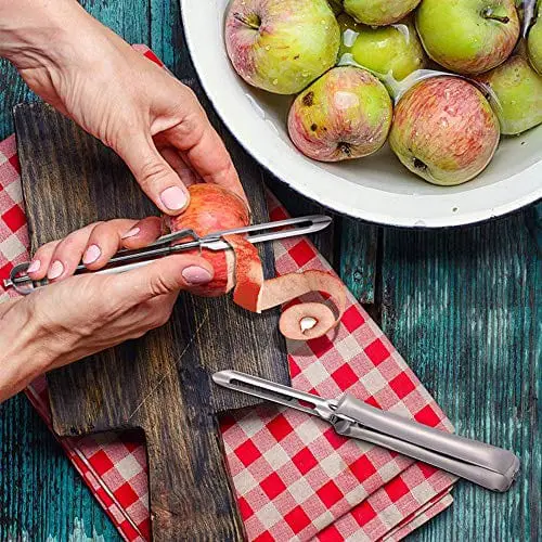 Aniso Kitchen vegetable peeler-Stainless steel rotary peeler for