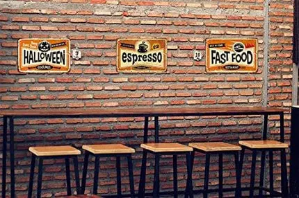 AOYEGO Espresso Tin Sign,Classic Italian Coffee Vintage Metal Tin Signs for Cafes Bars Pubs Shop Wall Decorative Funny Retro Signs for Men Women 8x12 Inch