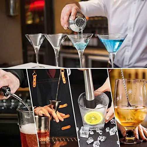 24 ounce cocktail shaker bar set