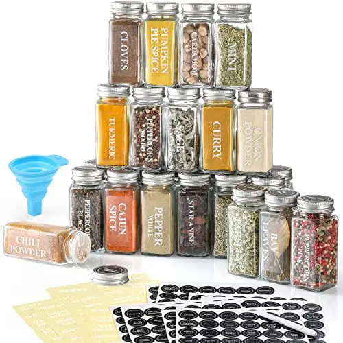 https://advancedmixology.com/cdn/shop/products/aozita-kitchen-aozita-24-pcs-glass-spice-jars-bottles-with-spice-labels-4oz-empty-square-spice-containers-condiment-pot-shaker-lids-and-airtight-metal-caps-silicone-collapsible-funnel.jpg?v=1675816298