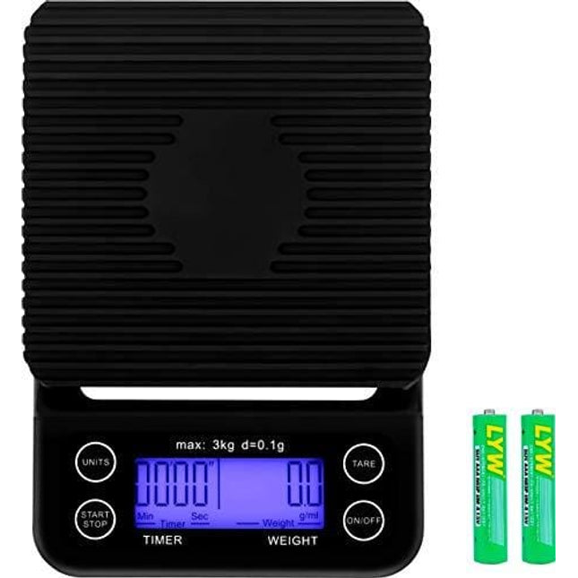 Coffee Scale with Timer,Coffee Scale with Timer Small,Pour Over Coffee Scale Timer,Coffee Scales with Timer,Espresso Scale with Timer(Batteries Included)