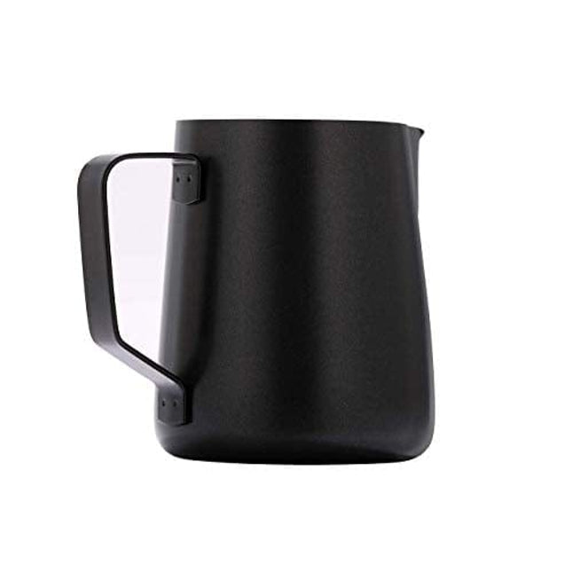 Apexstone Espresso Milk Frothing Pitcher 12 oz Black,Espresso Steaming Pitcher 12 oz,Coffee Milk Frothing Cup,Coffee Steaming Pitcher 12 oz/350 ml