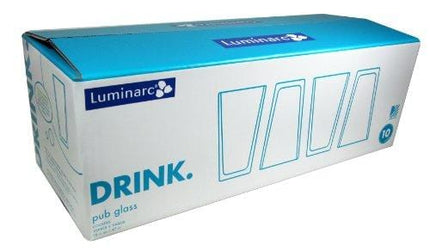 ARC International Luminarc Pub Beer Glass, 16-Ounce, Set of 10