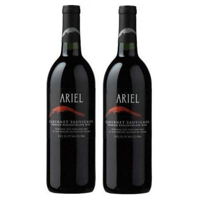 Ariel Cabernet Sauvignon Wine 750ML 2 PACK Alcohol Removed Dealcoholized 25.4 oz Red Oak Aged