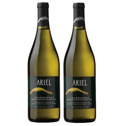 Ariel Chardonnay Non-alcoholic White Wine Two Pack (Pack of 2)