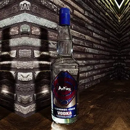 ArKay Alcohol Free Vodka Flavored Drink - Vodka Substitute - Since 2011 - 3 x 33.3 FL OZ Bottle Case