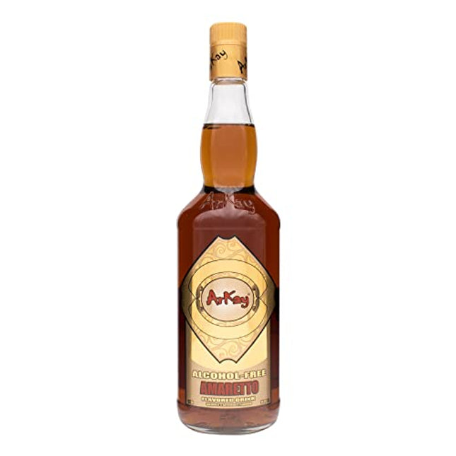 ArKay Non-Alcoholic Amaretto | Make Great Zero Proof Cocktails | Amaretto Alternative | 0 Calories 0 Sugar