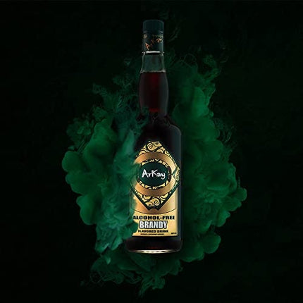 ArKay Non-Alcoholic Brandy | Make Great Zero Proof Cocktails | Brandy Alternative | 0 Calories 0 Sugar