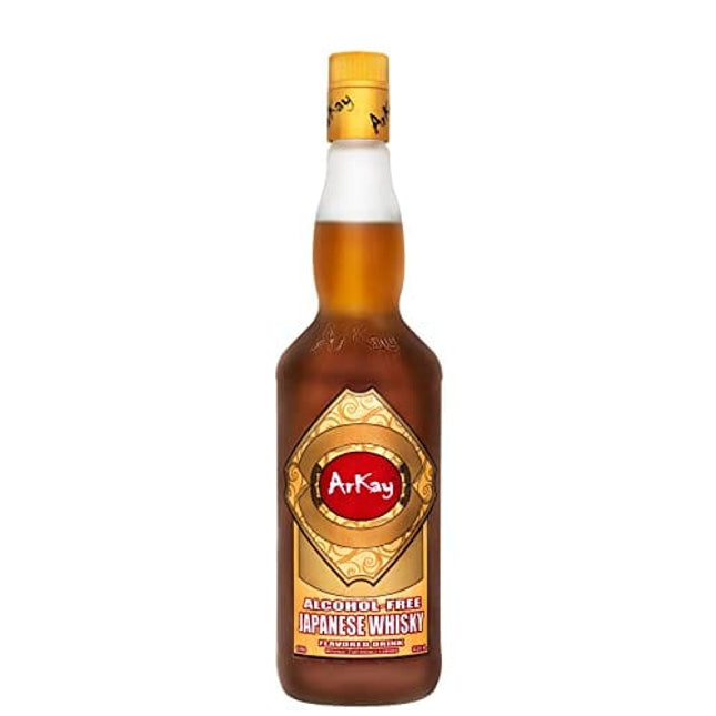 ArKay Non-Alcoholic Japanese Whiskey | Alcohol Alternative | Make Amazing Zero Proof Cocktails | 0 Calories 0 Sugar