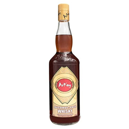 ArKay Non-Alcoholic Whisky | Great Whiskey Flavor For the Best Zero Proof Cocktails | Whiskey Alternative |