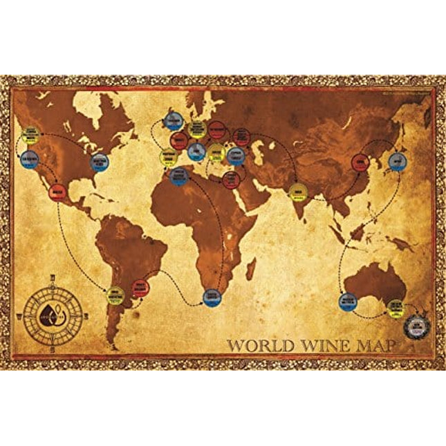 Master Sommelier Wine Aroma Kit - 88 Wine Aromas (wine aroma wheel and board game incl.)