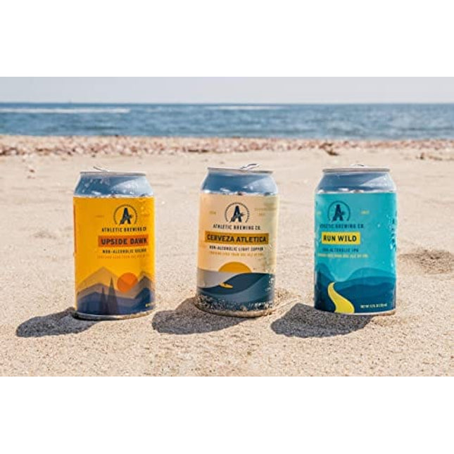 Athletic Brewing Company Craft Non-Alcoholic Beer - 12 Pack x 12 Fl Oz Cans - Cerveza Atletica - Low-Calorie, Award Winning - Rich Aroma and Flavor Balanced with Light Spicy and Floral Notes