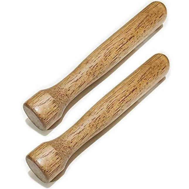 2 Wood Muddler for Cocktails Mojito Drinks, 8 Inch Durable Wooden Muddler Set Pestle Kitchen Bar Tools and Bartender Gadgets