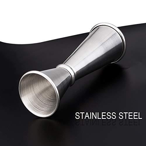 Jigger da cocktail, in acciaio inox, 56,7 g/28,3 g, strumenti da Jigger da cocktail, in acciaio inox, 56,7 g/28,3 g, strumenti da