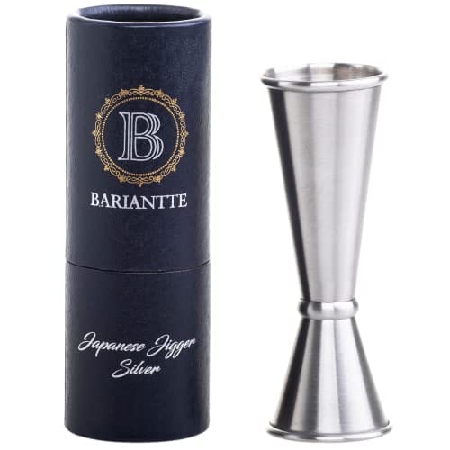 Briout Jigger for Bartending, Double Cocktail Jigger Japanese Premium 304  Stainless Steel Jigger 2 OZ 1 OZ with Measurements Inside 