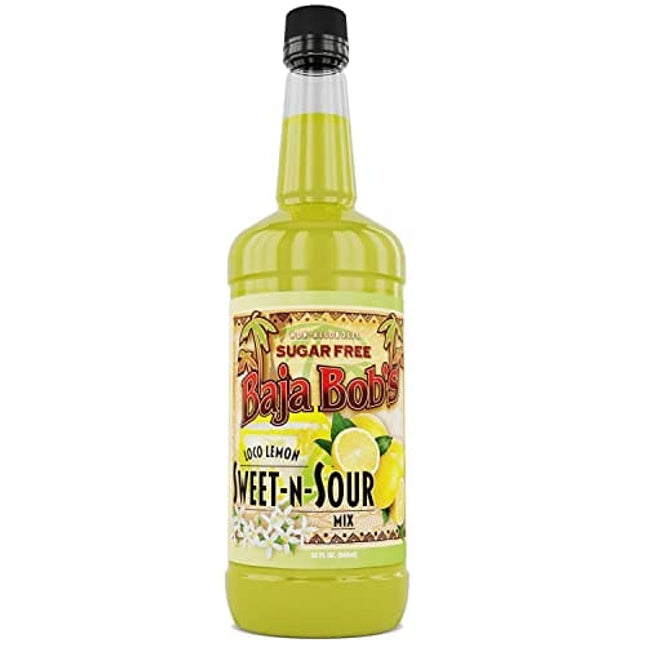 Baja Bob's Sugar Free SWEET AND SOUR Mix - 32 oz - Cocktail Mixer