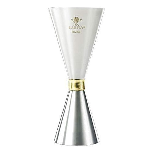 Barfly Cocktail Measuring Jigger, 1 oz x 2 oz, Banded