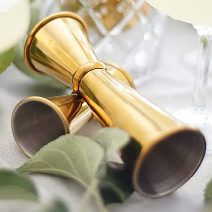 Barfly Japanese Style Jigger, 1 oz x 2 oz, Gold,M37005GD