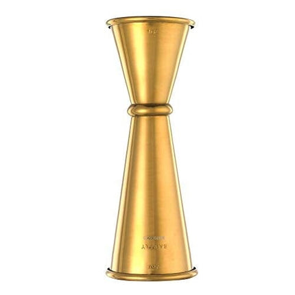 Barfly Japanese Style Jigger, 1 oz x 2 oz, Gold,M37005GD