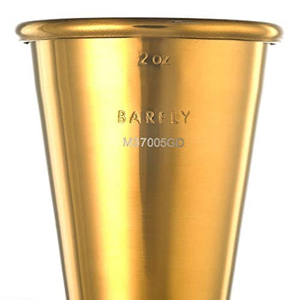 Barfly Japanese Style Jigger, 1 oz x 2 oz, Gold,M37005GD