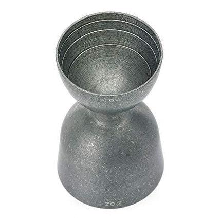 Barfly M37006VN Heavy-Duty Straight Rim Bell Jigger, 1 oz x 2 oz, Vintage