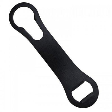 Black V-Rod Bottle Opener - Double Ended Helps Remove Pour Spouts From Bottles